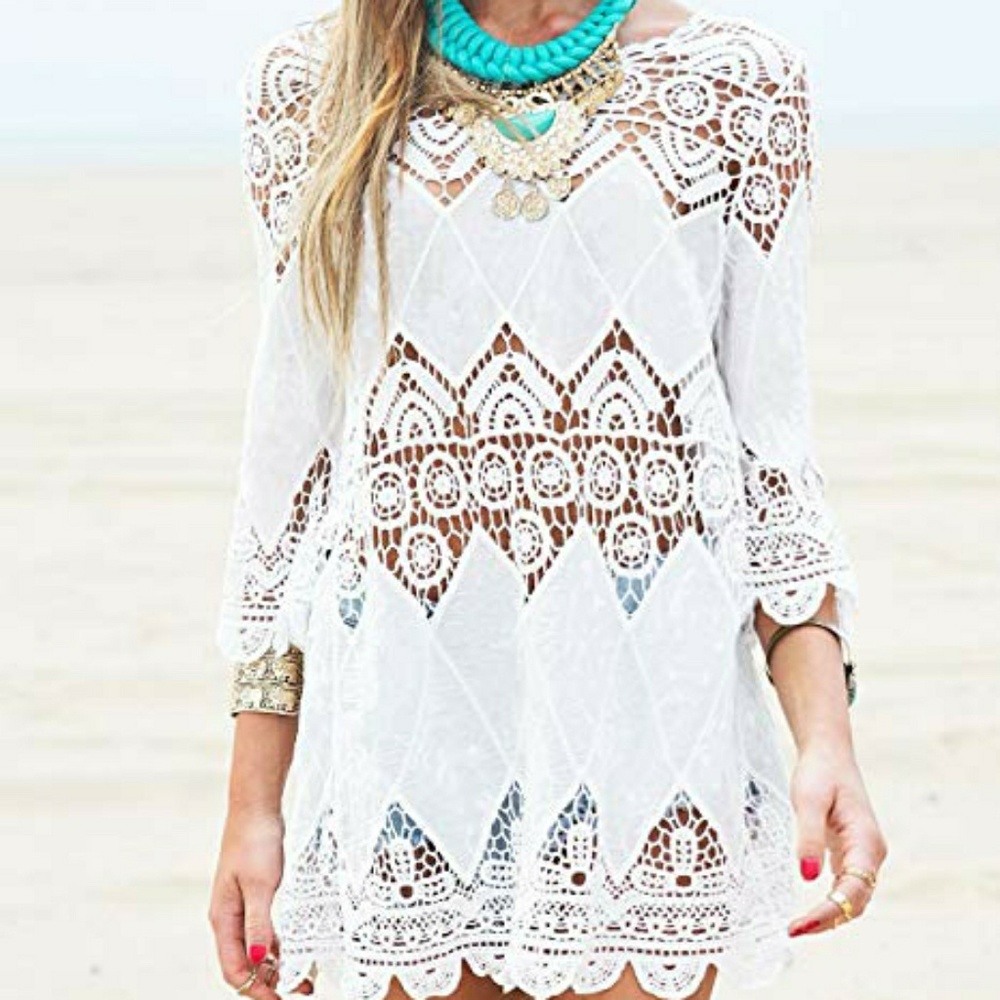 Women's Bathing Suit Cover Up Lace